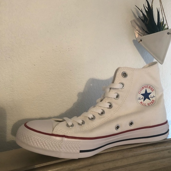 Converse Shoes - White high top converse sneakers